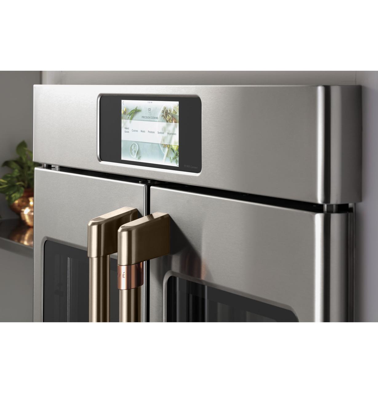 Cafe CTS90FP2NS1 CAF(EBACK)™ Professional Series 30 Smart Built-In Convection French-Door Single Wall Oven