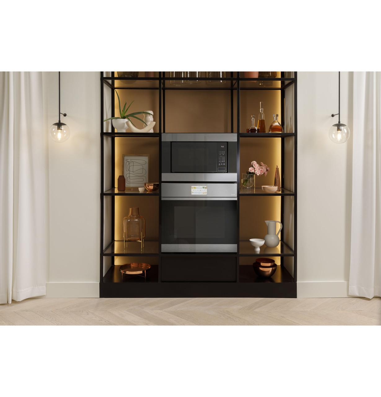 Cafe CTS90DM2NS5 CAF(EBACK)™ 30 Smart Built-In Convection Single Wall Oven in Platinum Glass