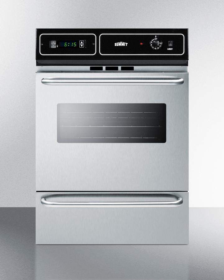 Summit TEM721BKW 24 Wide Electric Wall Oven