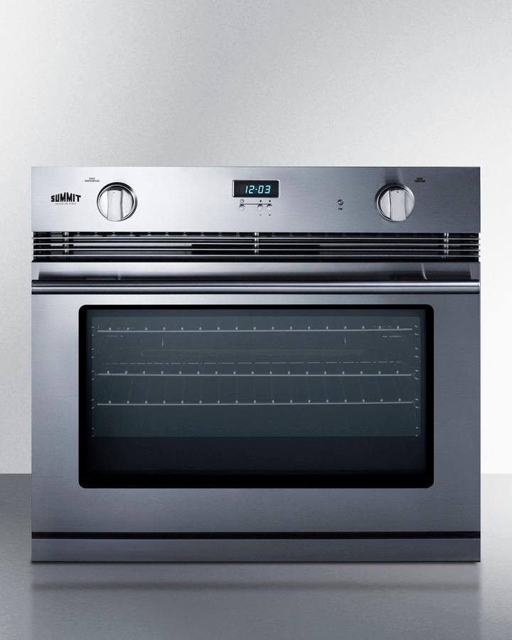 Summit SGWOGD30 30 Wide Gas Wall Oven