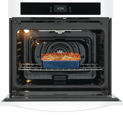 Frigidaire FCWS3027AW 30 Single Electric Wall Oven with Fan Convection