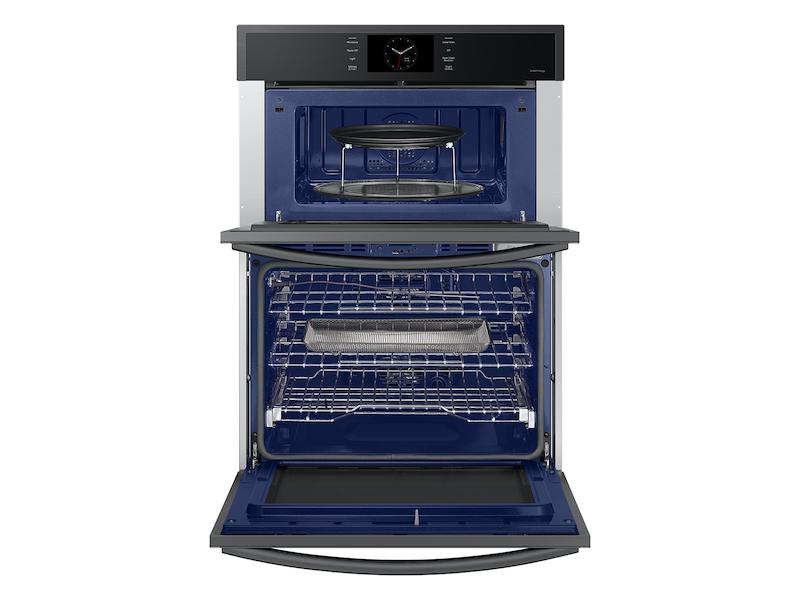 Samsung NQ70CG600DMTAA 30 Microwave Combination Wall Oven with Steam Cook in Matte Black