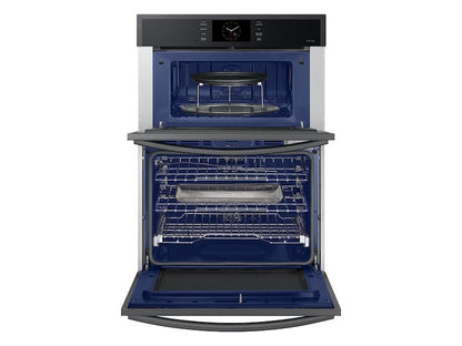 Samsung NQ70CG600DMTAA 30 Microwave Combination Wall Oven with Steam Cook in Matte Black