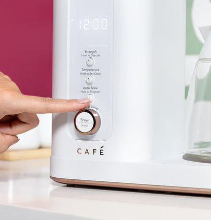 Cafe C7CDABS4RW3 CAF(EBACK)™ Specialty Drip Coffee Maker with Glass Carafe