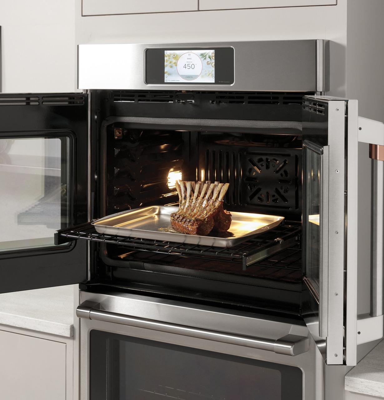 Cafe CTS90FP2NS1 CAF(EBACK)™ Professional Series 30 Smart Built-In Convection French-Door Single Wall Oven