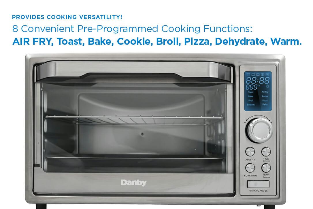 DBTO0961ABSS Danby 0.9 cu. ft. Toaster Oven with Air Fry Technology in Stainless Steel