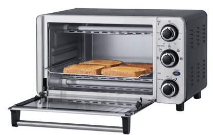 DBTO0412BBSS Danby 0.4 cu. ft./12L 4 Slice Countertop Toaster Oven in Stainless Steel