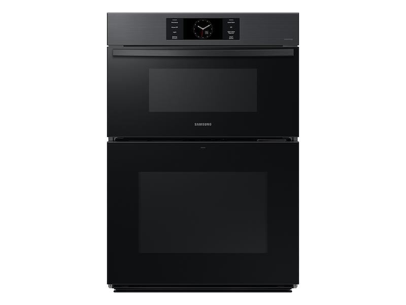 Samsung NQ70CG700DMTAA Bespoke 30 Microwave Combination Wall Oven with with Flex Duo™ in Matte Black Steel