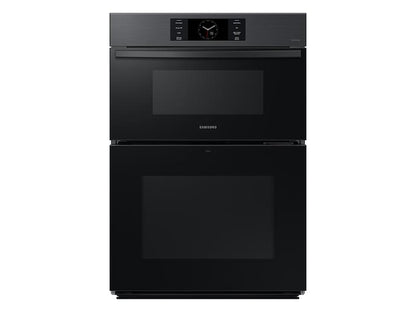 Samsung NQ70CG700DMTAA Bespoke 30 Microwave Combination Wall Oven with with Flex Duo™ in Matte Black Steel