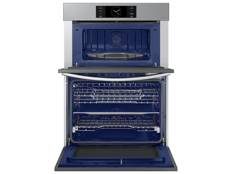 Samsung NQ70CG700DSRAA Bespoke 30 Microwave Combination Wall Oven with with Flex Duo™ in Stainless Steel