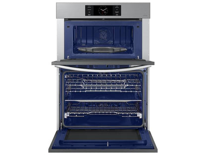 Samsung NQ70CG700DSRAA Bespoke 30 Microwave Combination Wall Oven with with Flex Duo™ in Stainless Steel