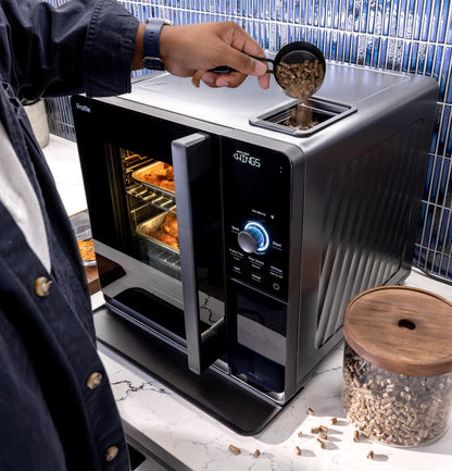 P9SBAAS6VBB GE Profile™ Smart Indoor Pellet Smoker