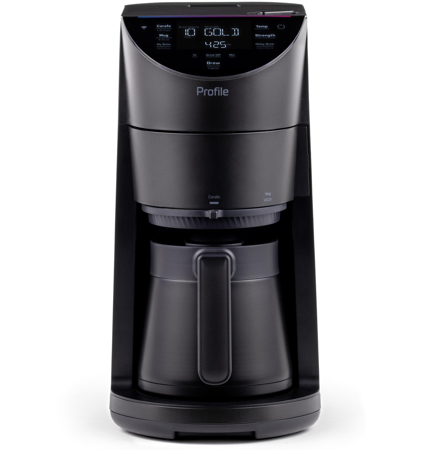 P7CGAAS6TBB GE Profile™ Smart Grind and Brew Coffee Maker with Podless Single Serve