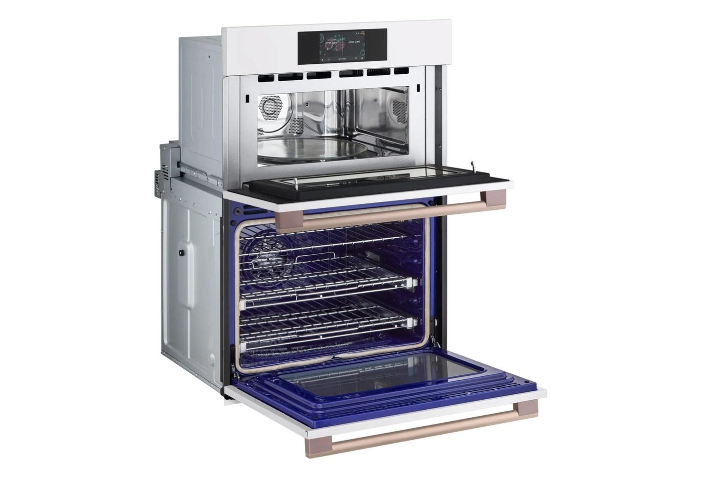 WCES6428N LG STUDIO 1.7/4.7 cu. ft. Combination Double Wall Oven - Essence White