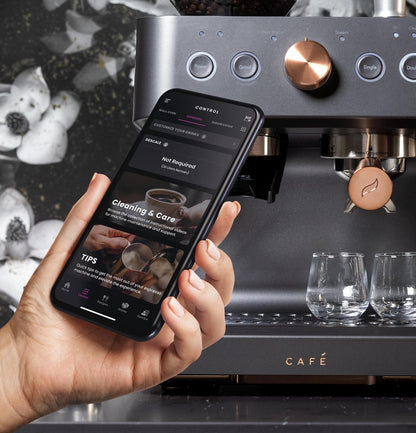 Cafe C7CESAS3RD3 CAF(EBACK)™ BELLISSIMO Semi Automatic Espresso Machine + Frother