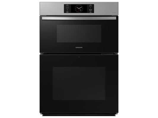 Samsung NQ70CG700DSRAA Bespoke 30 Microwave Combination Wall Oven with with Flex Duo™ in Stainless Steel