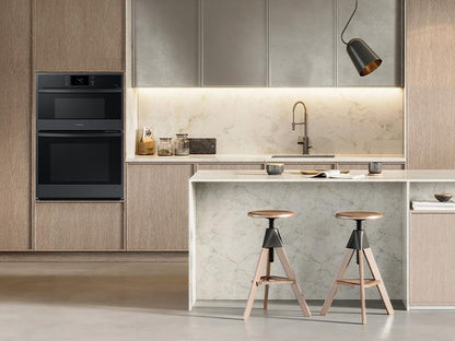 Samsung NQ70CG600DMTAA 30 Microwave Combination Wall Oven with Steam Cook in Matte Black