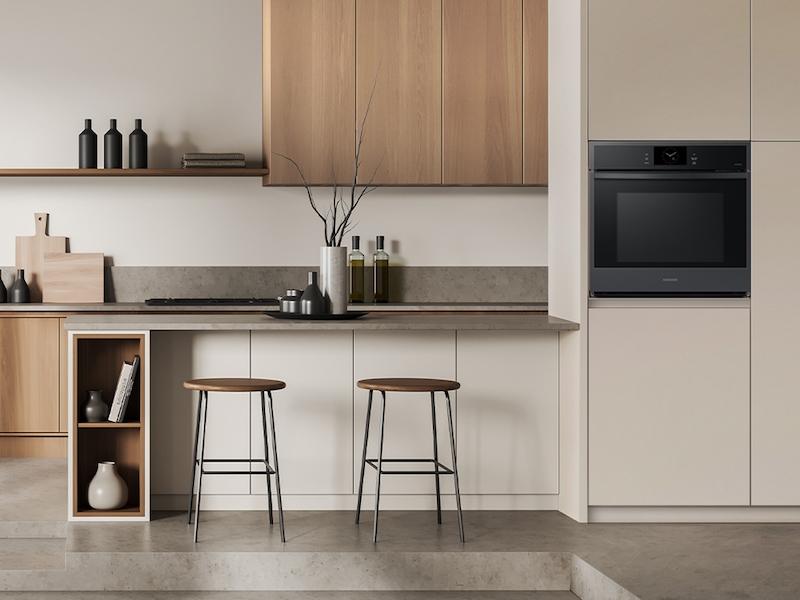 Samsung NV51CG600SMTAA 30 Single Wall Oven with Steam Cook in Matte Black