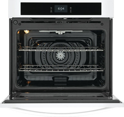 Frigidaire FCWS3027AW 30 Single Electric Wall Oven with Fan Convection