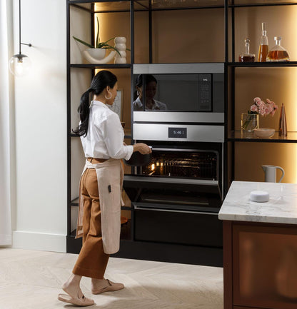 Cafe CTS90DM2NS5 CAF(EBACK)™ 30 Smart Built-In Convection Single Wall Oven in Platinum Glass