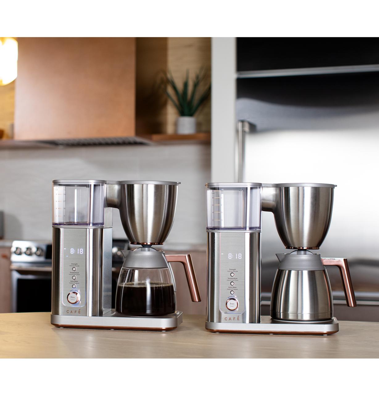 Cafe C7CDABS2RS3 CAF(EBACK)™ Specialty Drip Coffee Maker with Glass Carafe