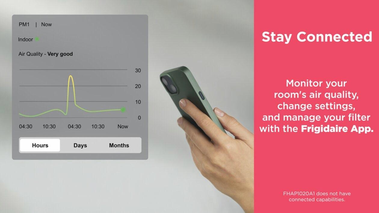 Frigidaire FHAP1040A1 PureA300™ HEPA Air Purifier with WiFi