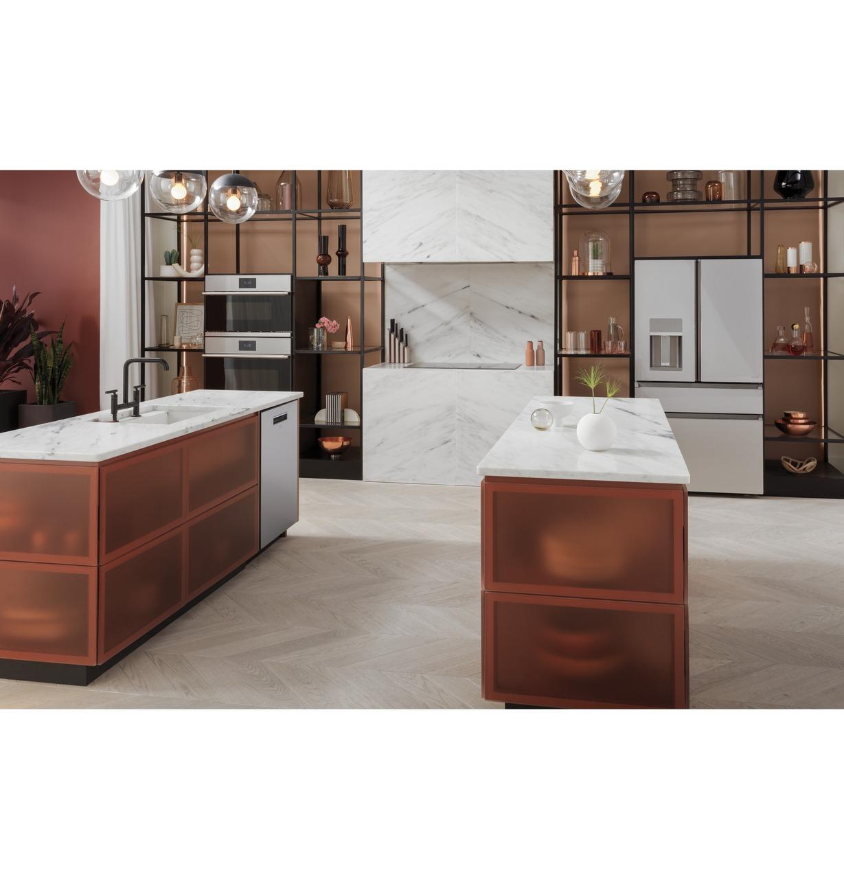 Cafe CTS70DM2NS5 CAF(EBACK)™ 30 Smart Single Wall Oven with Convection in Platinum Glass