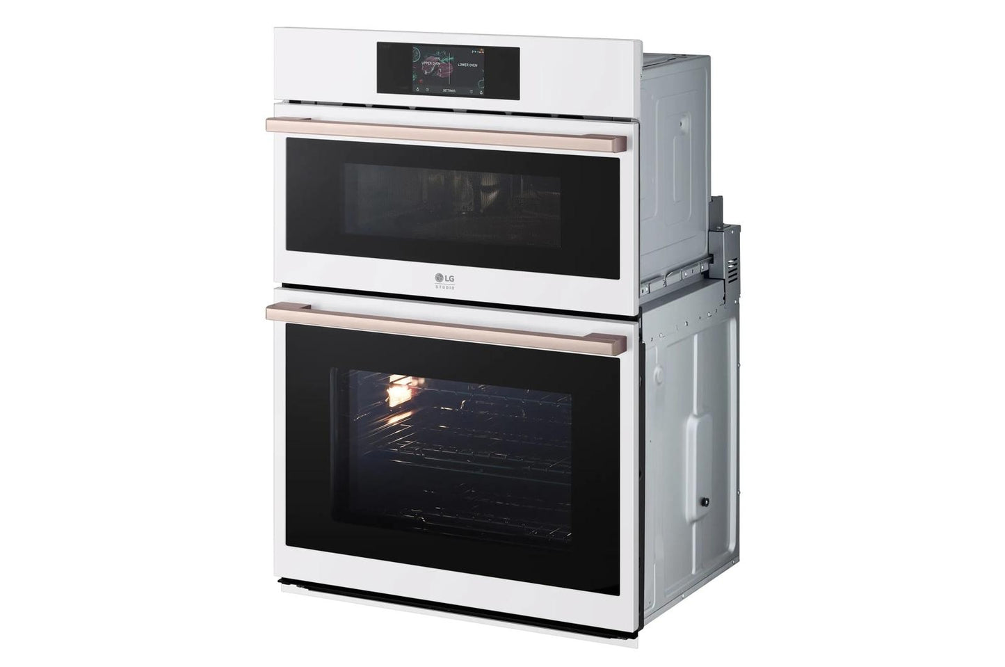 WCES6428N LG STUDIO 1.7/4.7 cu. ft. Combination Double Wall Oven - Essence White