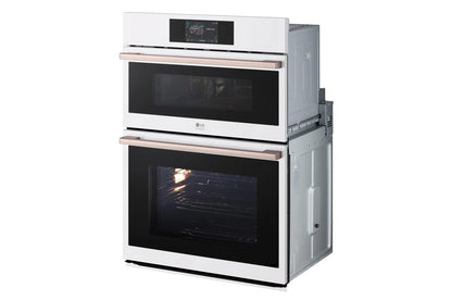 WCES6428N LG STUDIO 1.7/4.7 cu. ft. Combination Double Wall Oven - Essence White