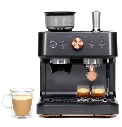 Cafe C7CESAS3RD3 CAF(EBACK)™ BELLISSIMO Semi Automatic Espresso Machine + Frother