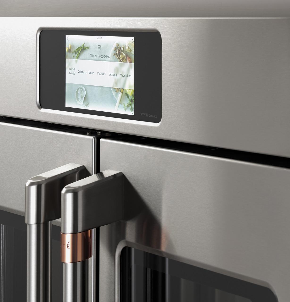 Cafe CTS90FP2NS1 CAF(EBACK)™ Professional Series 30 Smart Built-In Convection French-Door Single Wall Oven