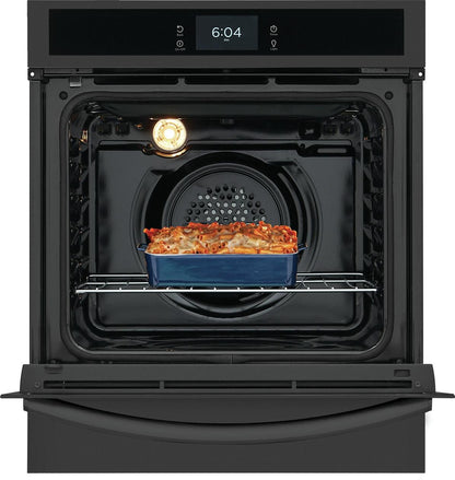 Frigidaire GCWS2438AB 24 Single Electric Wall Oven with Air Fry