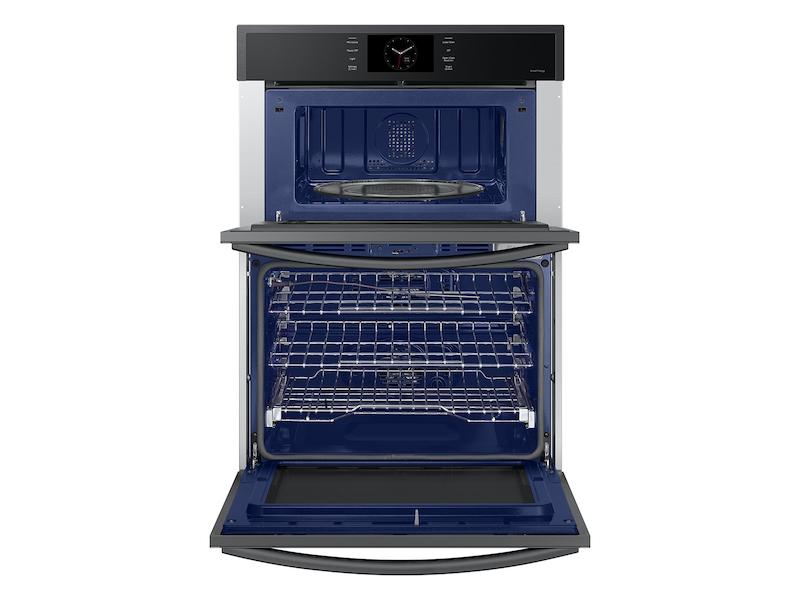 Samsung NQ70CG600DMTAA 30 Microwave Combination Wall Oven with Steam Cook in Matte Black