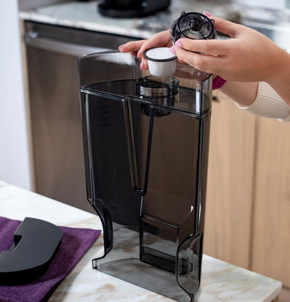 P7CGAAS6TBB GE Profile™ Smart Grind and Brew Coffee Maker with Podless Single Serve