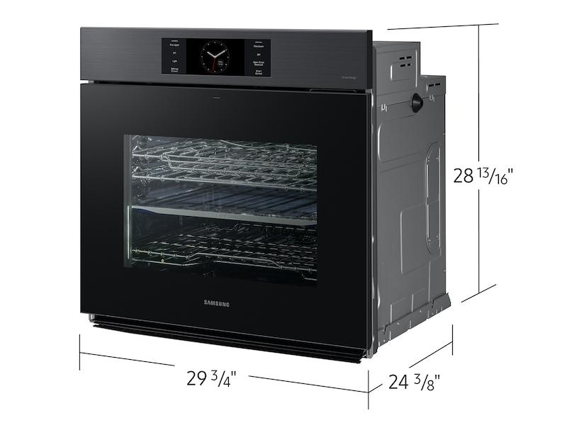 Samsung NV51CG700SMTAA Bespoke 30 Matte Black Single Wall Oven with AI Pro Cooking™ Camera