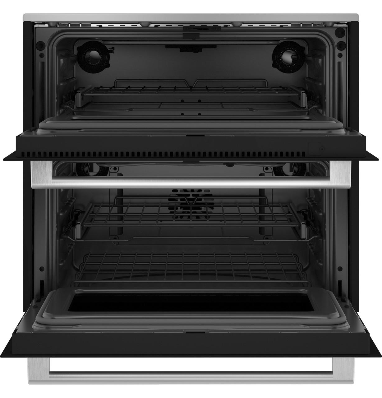 Cafe CTS92DM2NS5 CAF(EBACK)™ 30 Duo Smart Single Wall Oven in Platinum Glass