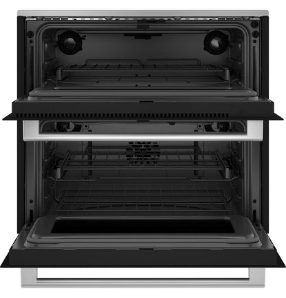 Cafe CTS92DM2NS5 CAF(EBACK)™ 30 Duo Smart Single Wall Oven in Platinum Glass
