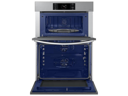 Samsung NQ70CG700DSRAA Bespoke 30 Microwave Combination Wall Oven with with Flex Duo™ in Stainless Steel