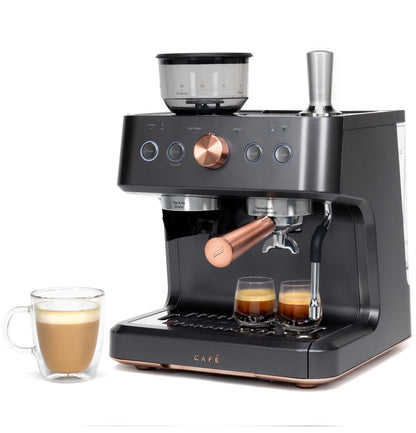 Cafe C7CESAS3RD3 CAF(EBACK)™ BELLISSIMO Semi Automatic Espresso Machine + Frother