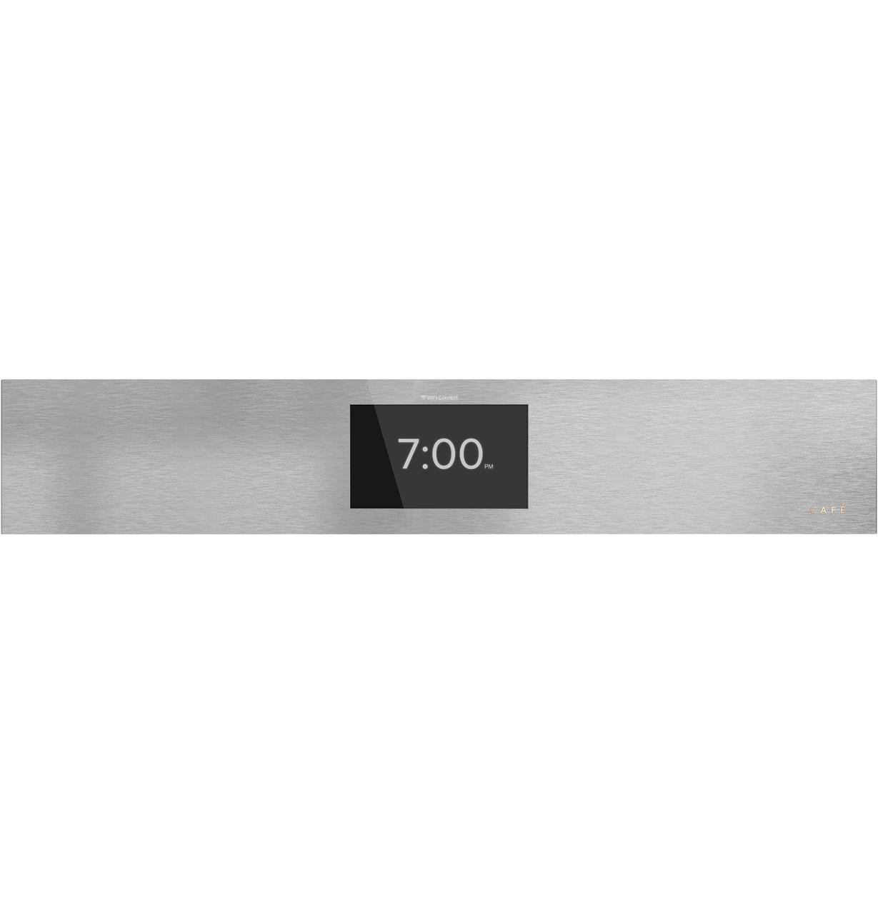 Cafe CTS70DM2NS5 CAF(EBACK)™ 30 Smart Single Wall Oven with Convection in Platinum Glass