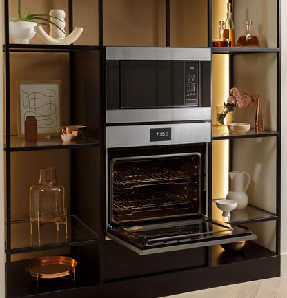 Cafe CTS90DM2NS5 CAF(EBACK)™ 30 Smart Built-In Convection Single Wall Oven in Platinum Glass