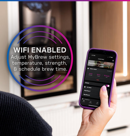 P7CGAAS6TBB GE Profile™ Smart Grind and Brew Coffee Maker with Podless Single Serve