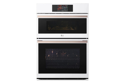 WCES6428N LG STUDIO 1.7/4.7 cu. ft. Combination Double Wall Oven - Essence White