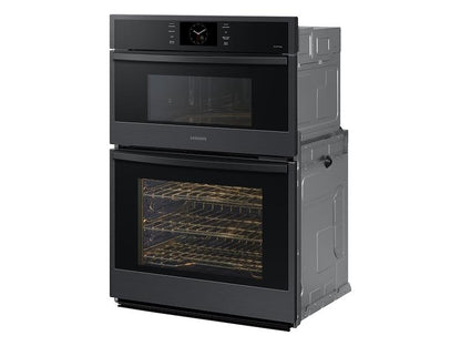 Samsung NQ70CG600DMTAA 30 Microwave Combination Wall Oven with Steam Cook in Matte Black