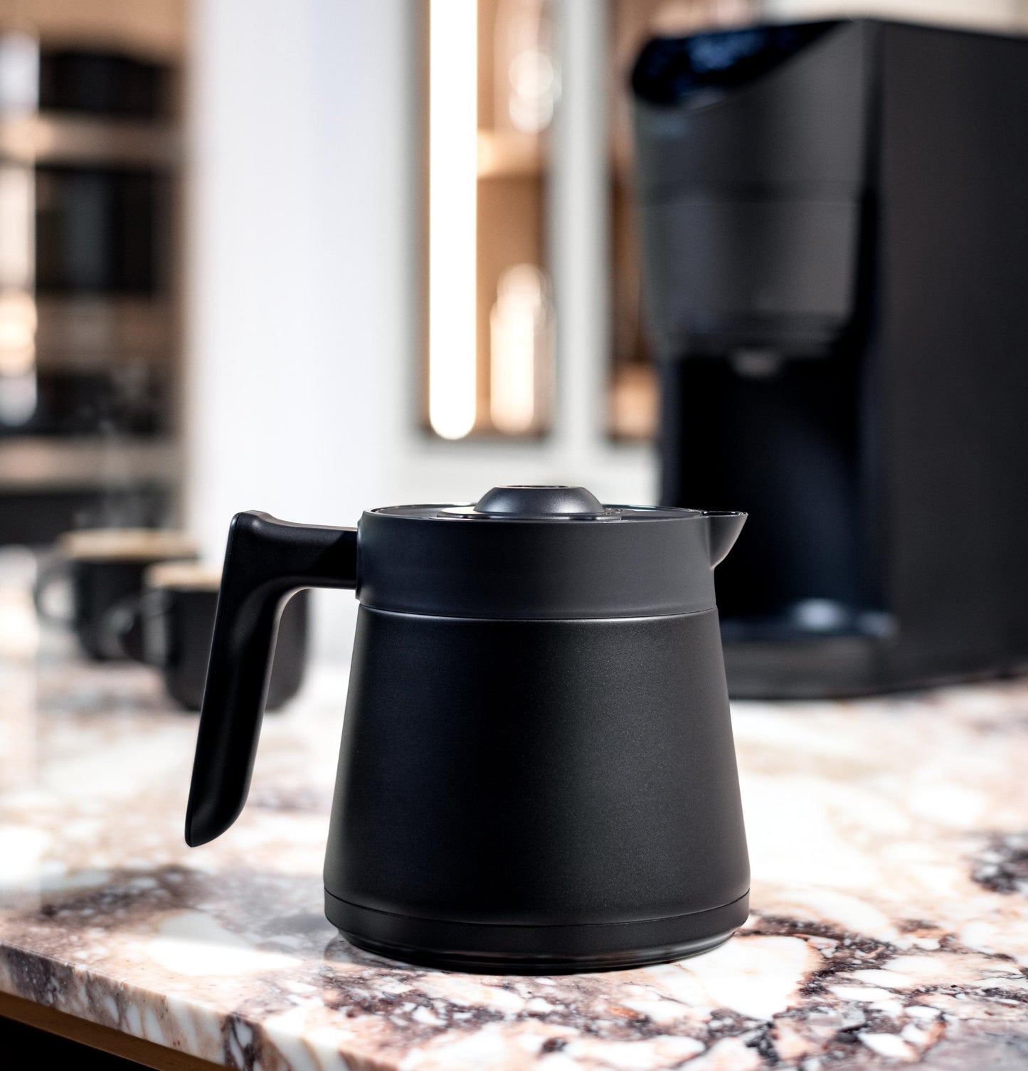 P7CGAAS6TBB GE Profile™ Smart Grind and Brew Coffee Maker with Podless Single Serve