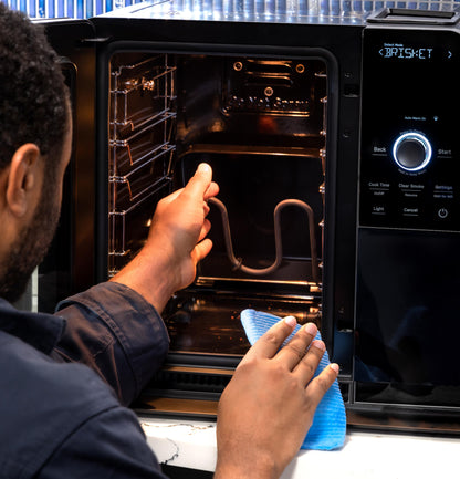 P9SBAAS6VBB GE Profile™ Smart Indoor Pellet Smoker