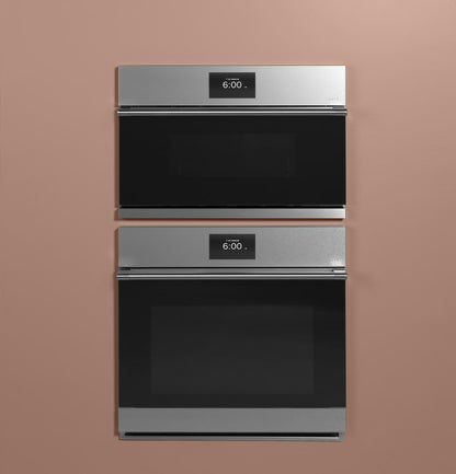 Cafe CTS70DM2NS5 CAF(EBACK)™ 30 Smart Single Wall Oven with Convection in Platinum Glass