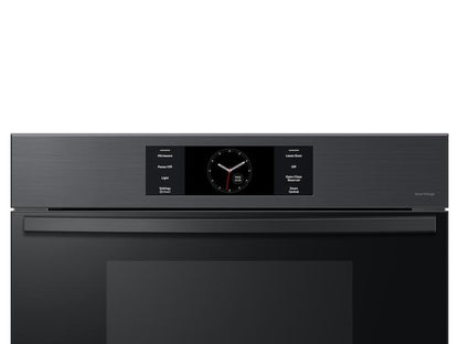 Samsung NQ70CG700DMTAA Bespoke 30 Microwave Combination Wall Oven with with Flex Duo™ in Matte Black Steel