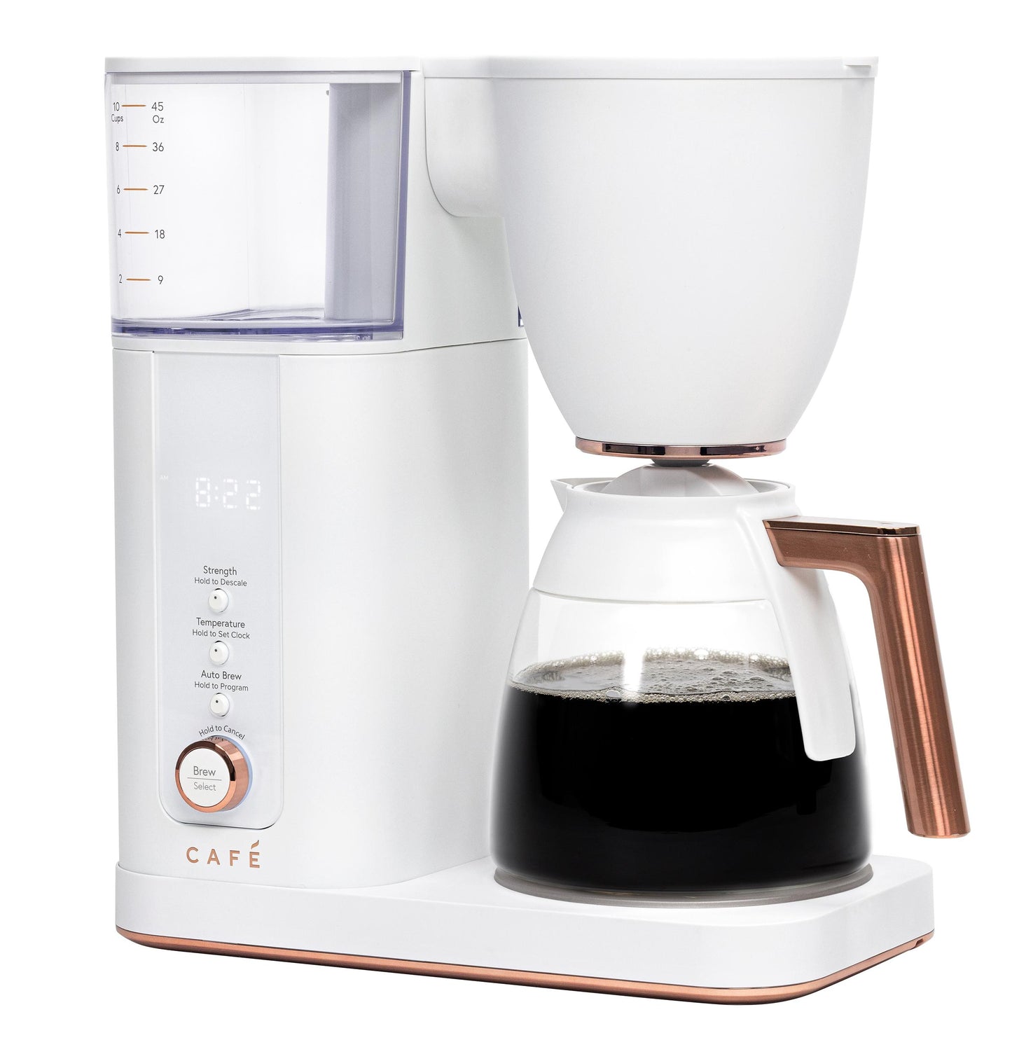 Cafe C7CDABS4RW3 CAF(EBACK)™ Specialty Drip Coffee Maker with Glass Carafe