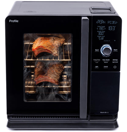 P9SBAAS6VBB GE Profile™ Smart Indoor Pellet Smoker